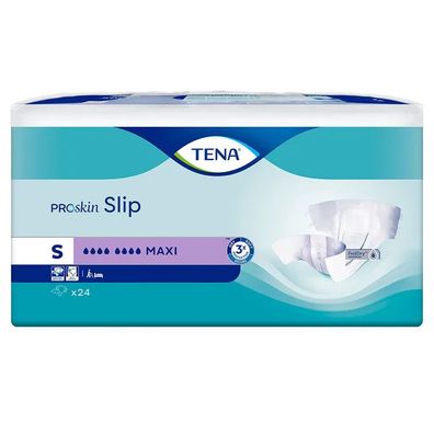 TENA Slip Maxi Inkontinenzslip Größe S, 24 Stück Packung