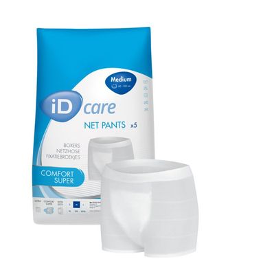iD Care Net Pants Comfort Super Blau, Gr. M, 5 Stück