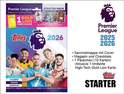 Premier League Trading Cards 2025/2026 - Starter