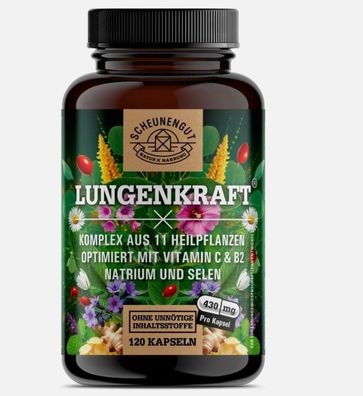 Lungenkraft Lungenkraut-Stark-Markenkomplex-mit Lungenkraut, ngwer-120 Kapseln