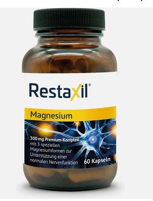 Restaxil Magnesium Premium-Komplex-Bisglycinat, aborgeprüft, ohe Bioverfügbarkei