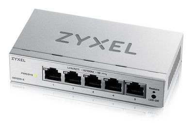 ZyXEL GS1200-5V3 5 Port Gigabit web / smart managed Switch