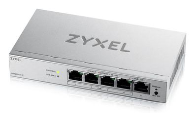ZyXEL GS1200-5HPV3 5-Port Gigabit PoE+ Web / Smart Manag. Sw