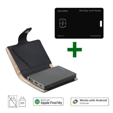4smarts Standort-Finder SkyTag Card Duos ReCharge / PowrWallet