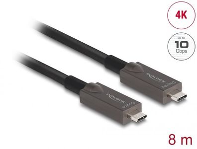 Delock Aktives Optisches USB-C? Video + Daten + PD Kabel 8 m