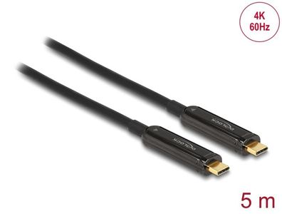 Delock Aktives Optisches USB-C? Video Kabel 4K 60 Hz 5 m