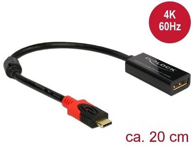 Delock DisplayPort Adapter für einen USB Type-C? Monitor 4K 60 Hz