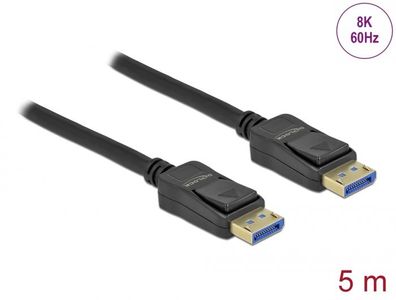 Delock DisplayPort Kabel 8K 60 Hz 40 Gbps 5 m
