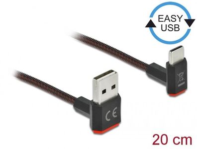 Delock EASY-USB 2.0 Kabel Typ-A Stecker zu USB Type-C? Stecker