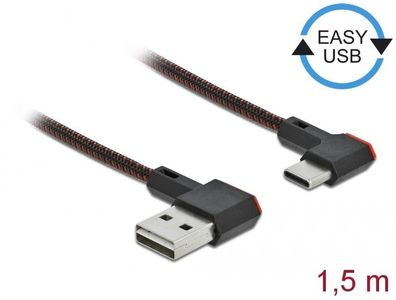 Delock EASY-USB 2.0 Kabel Typ-A Stecker zu USB Type-C? Stecker