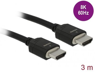Delock High Speed HDMI Kabel 48 Gbps 8K 60 Hz 3 m