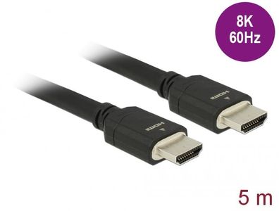 Delock High Speed HDMI Kabel 48 Gbps 8K 60 Hz 5 m