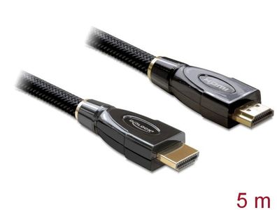 Delock Kabel HDMI A Stecker > HDMI A Stecker gerade / gerade 5 m Premium