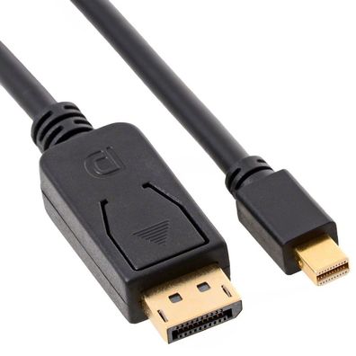 Delock Kabel Mini Displayport 1.2 Stecker > Displayport Stecker 4K 1,0 m
