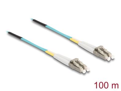 Delock LWL Kabel LC Duplex zu LC Duplex Multimode OM3 100 m