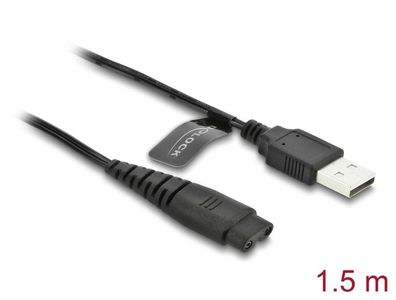 Delock USB Ladekabel 5 V für Elektrorasierer kompatibel mit Hatteker RFC-588, RF
