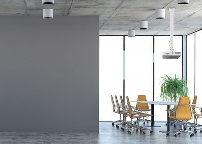 edbak Universal-Projektor-Deckenhalterung, weiß