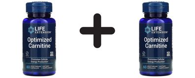 2 x Life Extension Optimized Carnitine - 60 caps