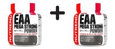 2 x Nutrend EAA Mega Strong Powder, Fruit Punch - 300g