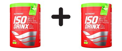 2 x Nutrend IsoDrinx, Green Apple - 420g