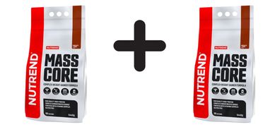 2 x Nutrend Mass Core, Chocolate + Cocoa - 5440g