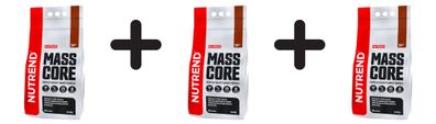 3 x Nutrend Mass Core, Chocolate + Cocoa - 5440g