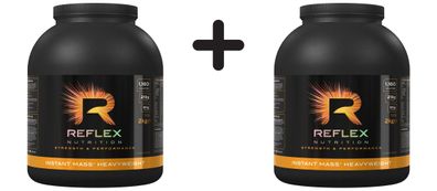 2 x Reflex Nutrition Instant Mass Heavyweight, Chocolate Perfection - 2000g