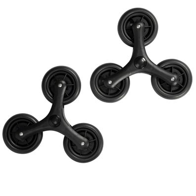 eluno Ersatzrad 2er SET für Einkaufstrolley OKEL