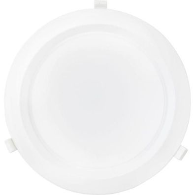 McLED Einbauleuchte Faro IP44 18W 3000K ø 165mm weiß