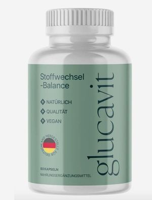 Glucavit Kapseln-Natürliche Inhaltsstoffe für Männer & Frauen-60 Kapseln/1 monat