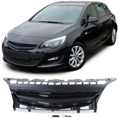 Kühlergrill ohne Emblem Schwarz für Opel Astra J 5 Türer 12-18 Facelift