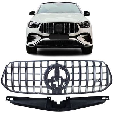 Sport Kühlergrill Schwarz Chrom für Mercedes GLE V167 Coupe C167 ab 2023 mit AMG