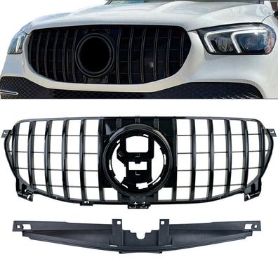 Kühlergrill Schwarz Glanz für Mercedes GLE V167 Coupe C167 18-23 ohne AMG