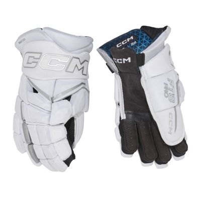 Handschuhe CCM Jetspeed FT8 PRO WHITE Senior - Größe: 13 Zoll