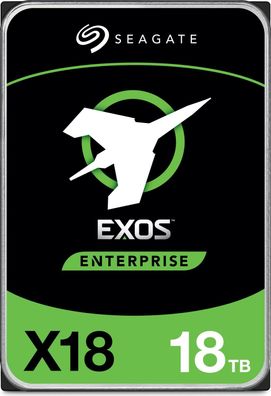 Seagate Exos X18 18TB HDD 3.5 Zoll Festplatte SATA 6Gb/s 7200rpm (ST18000NM000J)