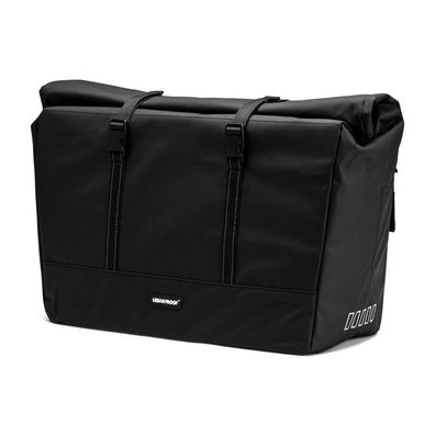 Recycelte Longtail-Fahrradtasche Urban Proof 60 Liter - Schwarz