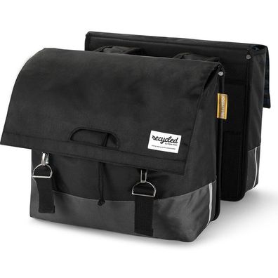 Recycelte Doppelpacktasche Urban Proof 40 Liter - Schwarz/Grau