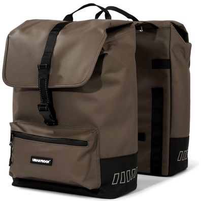 Recycelte Doppelpacktasche Urban Proof Cargo 38 Liter 30 x 15 x 42 cm - Braun