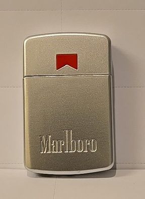 Marlboro Werbe Feuerzeug USB Sturmfeuerzeug in Silber elektrisch Glühpunkt NEU + OVP