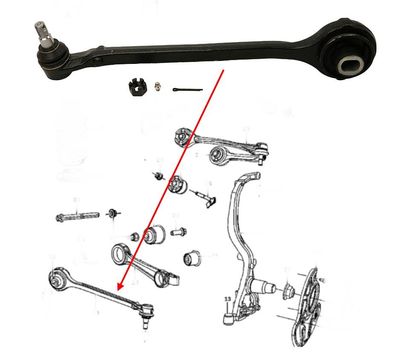 Querlenker vorne links unten vorn Dodge Challenger Bj:08-23 Charger Bj:08-23 Chrys