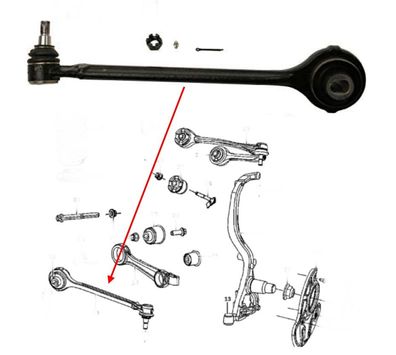 Querlenker vorne rechts unten vorn Dodge Challenger Bj:08-23 Charger Bj:06-23