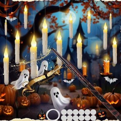 12-Pack Halloween LED Candles Wireless Christmas Candles LED Christmas Tree Candles R