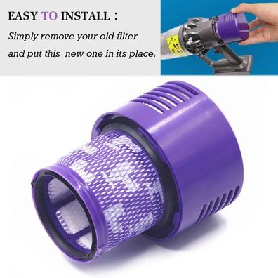 3x HEPA filters, washable replacement filters for Dyson Cyclone V11 Absolute, V11 Abs