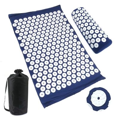 Acupressure Set 68 cm x 42 cm Acupressure Mat with Pillow for Relaxation, timulation