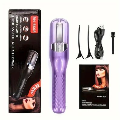 Split end hair trimmer, split end cutter, remover, damaged hair, repair, hair