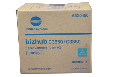 Konica Minolta TNP48C Toner Cyan A5X0450 -A