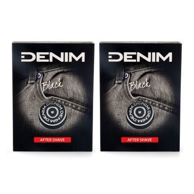 DENIM BLACK After Shave - 2x 100ml