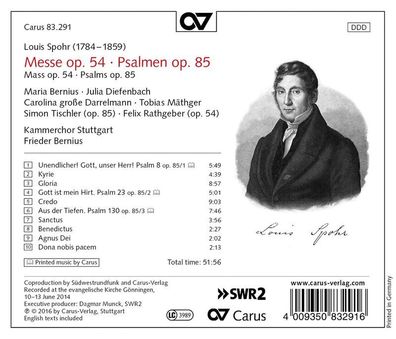 Louis Spohr (1784-1859): Louis Spohr (1784-1859): Messe op.54
