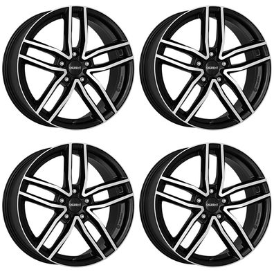4 Dezent TR dark Felgen 7.5Jx17 5x112 für Volkswagen Beetle Caddy Eos Golf Jetta