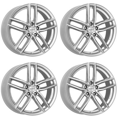 4 Dezent TR silver Felgen 7.0Jx17 5x112 für Volkswagen Arteon Beetle CC Caddy Eos